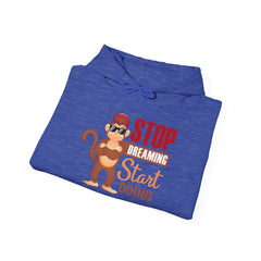 Youth Hoodies Stop Dreaming Start Doing Hooded Sweatshirt