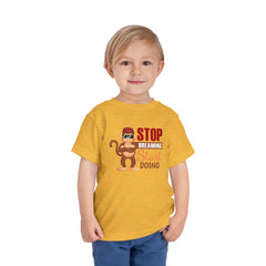 Toddler Short Sleeves Stop Dreaming Start Doing