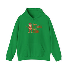 Youth Hoodies Play Strong stay Kind Hooded Sweatshirt