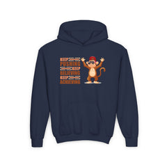 Youth Hoodie Keep Pushing, Keep Believing, Keep Achieving Hooded Sweatshirt