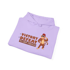 Adult Hoodies Victory Defeat we grow strong Hooded Sweatshirt