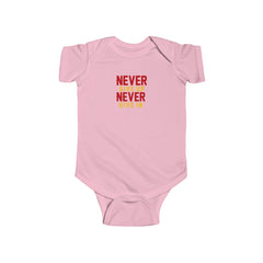 Infant Never Give up Never Give in