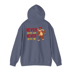 Youth Hoodies Never Give up Never Give in Hooded Sweatshirt