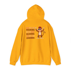 Youth Hoodies Keep Pushing, Keep Believing, Keep Achieving Hooded Sweatshirt