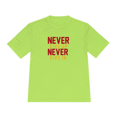 Unisex Adults Never Give up Never Give in