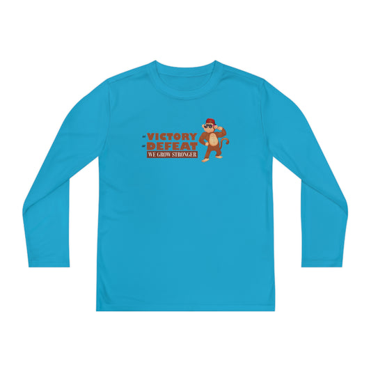 Youth Long Sleeve Victory Defeat we Grow Stronger