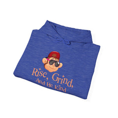 Youth Hoodies Rise Grinde and Be Kind Hooded Sweatshirt