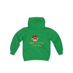 Unisex Adults Hoodie Rise Grinde and Be Kind