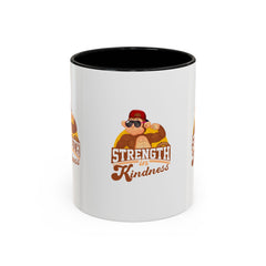 Accent Coffee Mug (11, 15oz) Strength In Kindness