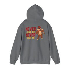 Youth Hoodies Never Give up Never Give in Hooded Sweatshirt