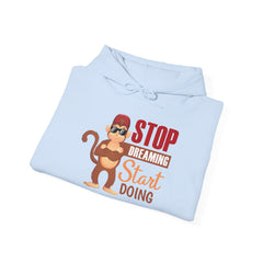 Youth Hoodies Stop Dreaming Start Doing Hooded Sweatshirt