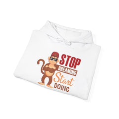 Youth Hoodies Stop Dreaming Start Doing Hooded Sweatshirt