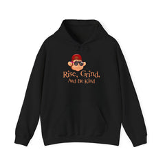 Adult Hoodies Rise Grinde and Be Kind Hooded Sweatshirt