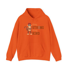 Adult Hoodies Play Strong stay Kind Hooded Sweatshirt