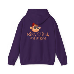 Youth Hoodies Rise Grinde and Be Kind Hooded Sweatshirt