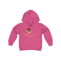 Youth Hoodie Rise Grinde and Be Kind