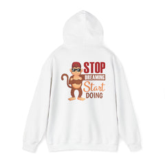 Youth Hoodies Stop Dreaming Start Doing Hooded Sweatshirt