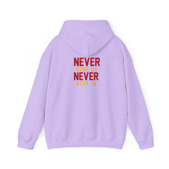 Youth Hoodies Never Give up Never Give in Hooded Sweatshirt