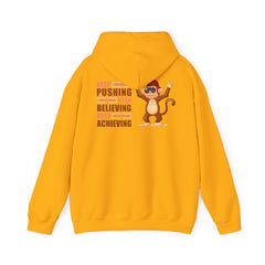 Youth Hoodies Keep Pushing, Keep Believing, Keep Achieving Hooded Sweatshirt