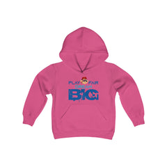 Youth Hoodie Sweatshirt Play Fair Dream Big