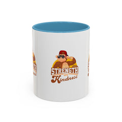 Accent Coffee Mug (11, 15oz) Strength In Kindness