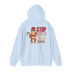 Youth Hoodies Stop Dreaming Start Doing Hooded Sweatshirt