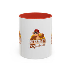 Accent Coffee Mug (11, 15oz) Strength In Kindness