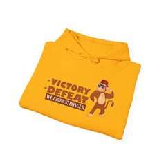 Youth Hoodies Victory Defeat we grow strong Hooded Sweatshirt