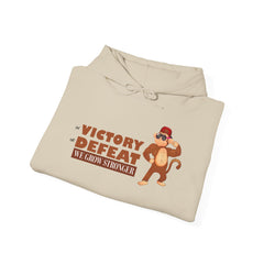 Youth Hoodies Victory Defeat we grow strong Hooded Sweatshirt