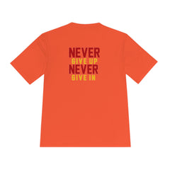 Unisex Adults Never Give up Never Give in