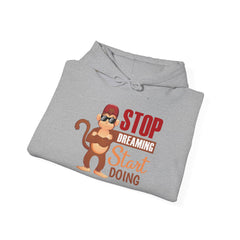 Youth Hoodies Stop Dreaming Start Doing Hooded Sweatshirt