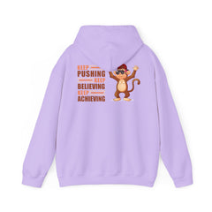 Youth Hoodies Keep Pushing, Keep Believing, Keep Achieving Hooded Sweatshirt