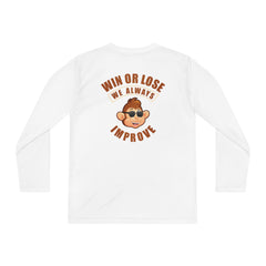 Youth Long Sleeve Win or Loss we always Improve