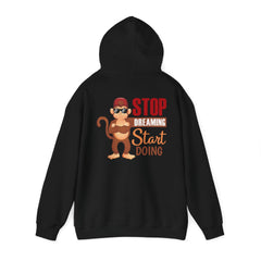 Youth Hoodies Stop Dreaming Start Doing Hooded Sweatshirt