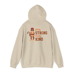 Youth Hoodies Play Strong stay Kind Hooded Sweatshirt