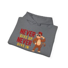 Youth Hoodies Never Give up Never Give in Hooded Sweatshirt