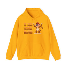 Youth Hoodies Keep Pushing, Keep Believing, Keep Achieving Hooded Sweatshirt