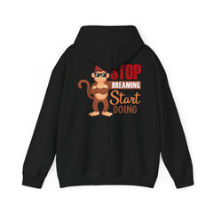 Youth Hoodies Stop Dreaming Start Doing Hooded Sweatshirt